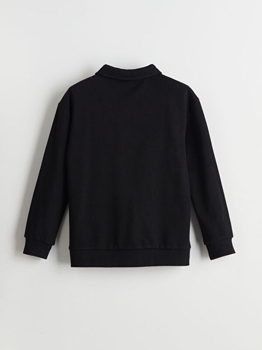 Polo Yaka Erkek ?ocuk Sweatshirt