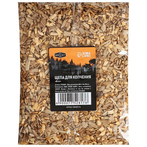 Щепа для копчения Maclay Бук, 35030 г фото 3