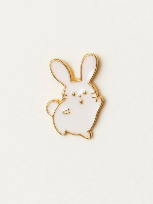 Значок металлический iLikeGift "Friendly bunny"