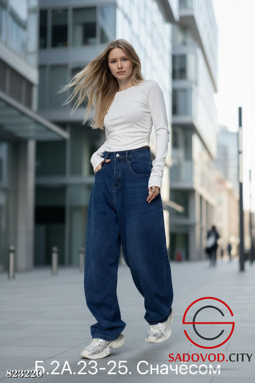 Джинсы с начёсом женские