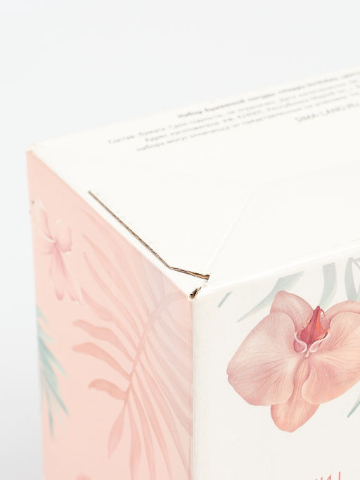 УЦЕНКА Набор бумажной посуды «Happy birthday, цветы»: 6 тарелок, 6 стаканов, 1 гирлянда