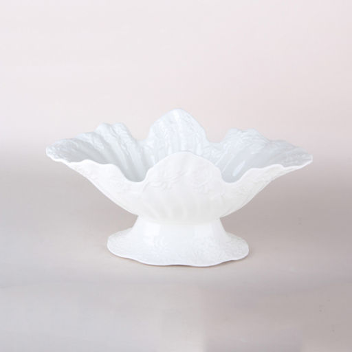 Блюдо на ножке 7143 30.5х18х15 см /Коралл/