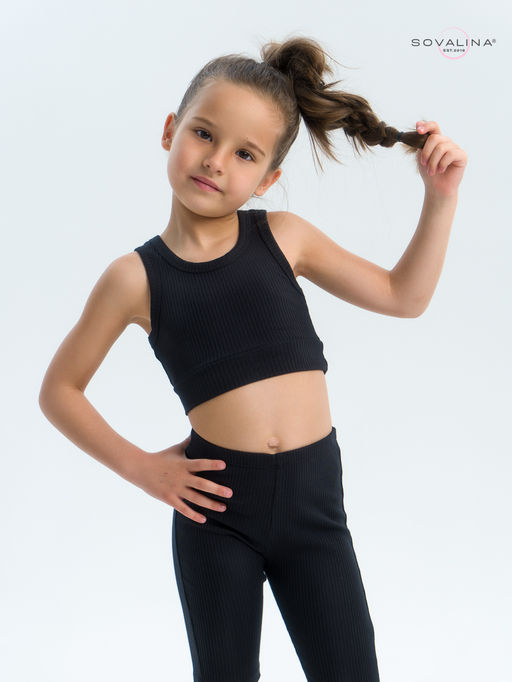 Костюм Тренд лапша черный - Sovalina фото 15