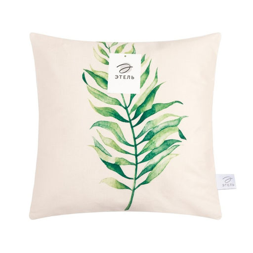 Наволочка декоративная Этель The leaf, 40х40 см, 100 п/э, велюр  фото 5