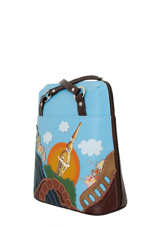 Сумка с аппликацией ДС-226-237 мокко - Protege фото 3