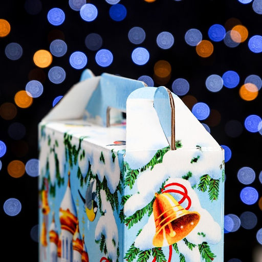 Цена за 5 шт. Подарочная коробка Рождество , 16,8 х 6,8 х 20,9 см - Simaland фото 10