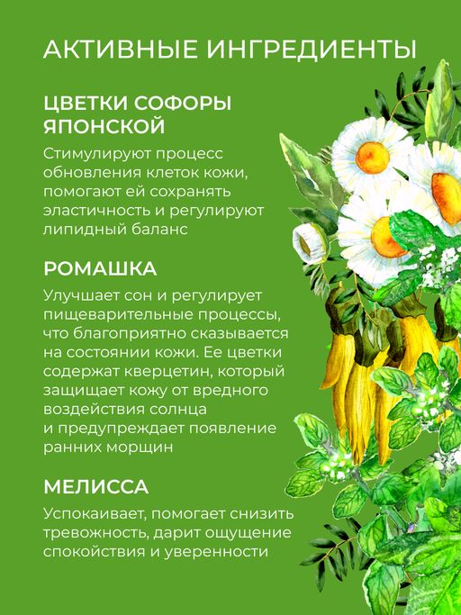 Травяной чай Источник красоты и молодости с софорой японской и душицей - Siberina фото 6