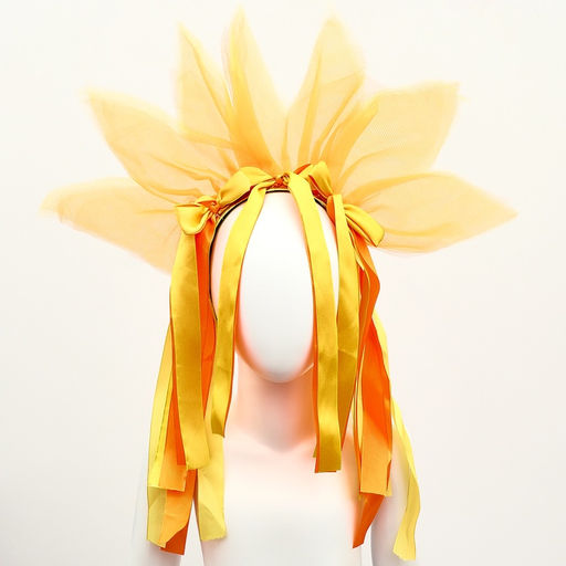 Карнавальный ободок «Лучистое солнце», жёлто-оранжевый