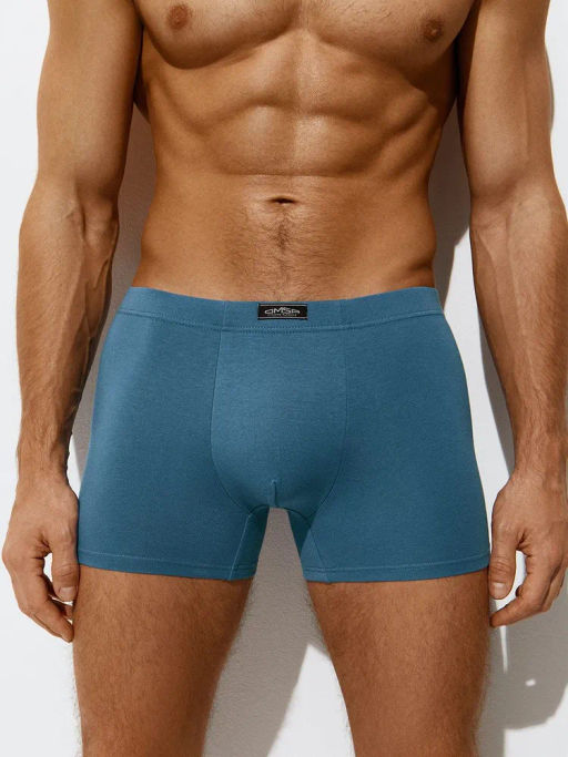 Трусы OmB 1233 Боксеры с закрытой резинкой - jeans
