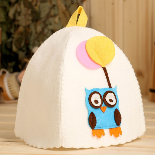 Шапка для бани с детской аппликацией Джордж войлок - Simaland фото 3