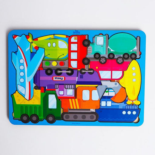 Головоломка с книгой Транспорт - Лесная мастерская фото 6