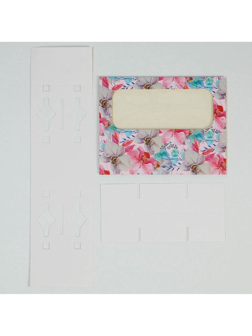 Цена за 5 шт. Коробка под 6 конфет Расцветай от счастья, 10.2 х 20 х 5 см - Дарите счастье фото 6