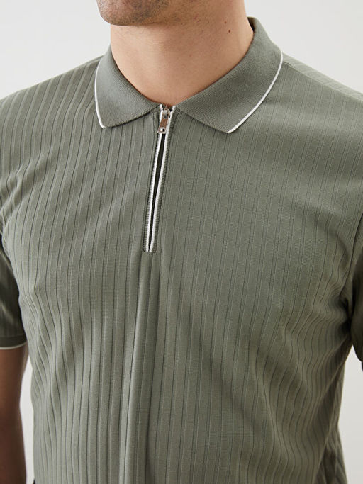 Polo Yaka Erkek Dokulu Ti??rt