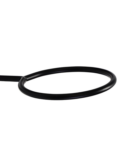 Кронштейн для кашпо, d=10 см, металлический, настенный, чёрный