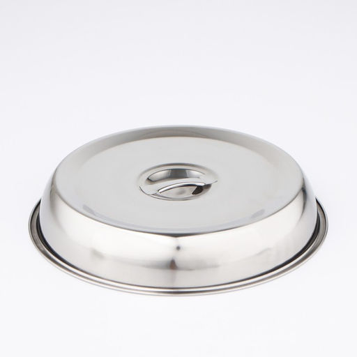 Крышка-Клош, 24×24×5 см, круглая, нержавеющая сталь