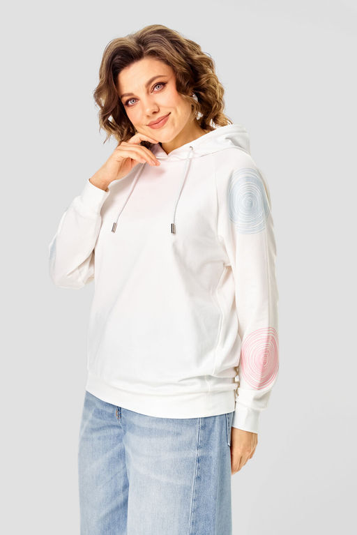 Худи Rumoda 2284 молочный  фото 10
