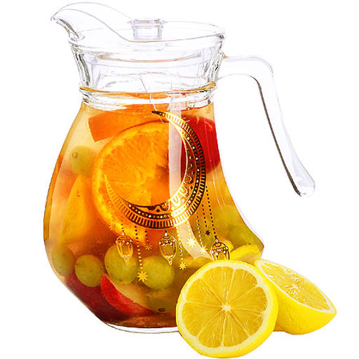 30575 Кувшин с крышкой 1,5л индивид упак.LR(х8)