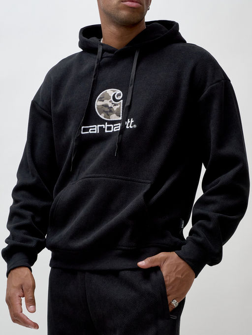 на флисе Спортивный костюм демисезонный черного цвета - Mtforce фото 10