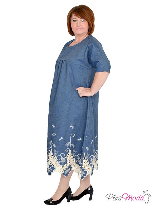 Платье Модель №597 размеры 44-82 - Plusmoda фото 5