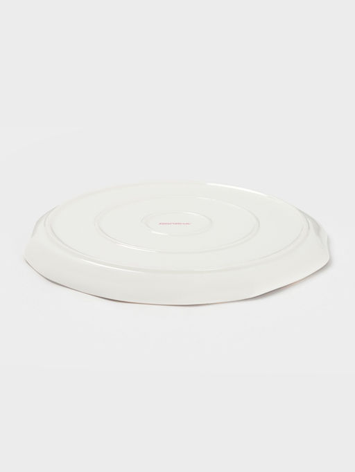 Тарелка обеденная Доляна Млечный путь, d=25 см, фарфор, серая  фото 3