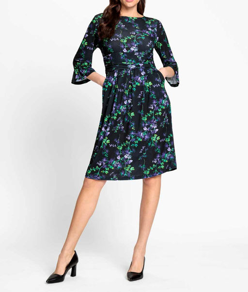 Платье, черное-цвета лаванды - Heine фото 3