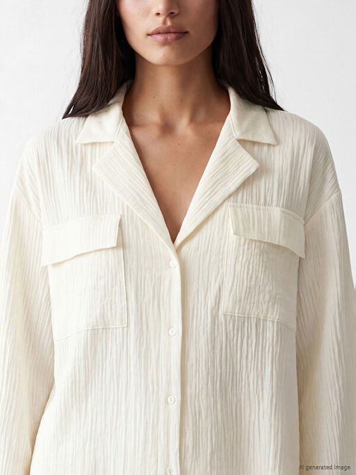 Рубашка Oversize муслиновая женская