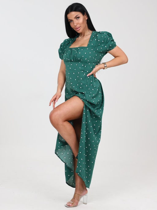 Вероника ПЛАТЬЕ ЖЕНСКОЕ (Зелёный) - А-дина фото 3