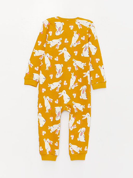 Bisiklet Yaka Uzun Kollu K?z Bebek Fermuarl? Tulum 2li - Waikiki фото 3