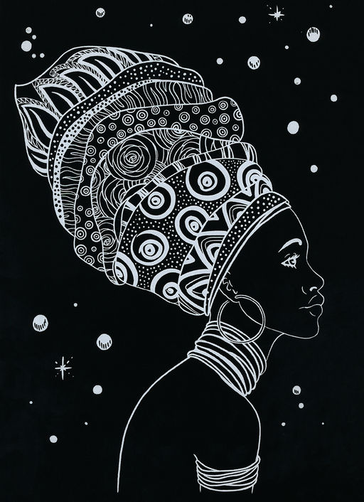 Hobbius GHPB-05 Набор для творчества Гравюра-блокнот 14 x 20 см Африканские зарисовки  фото 3