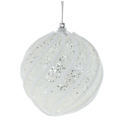 Набор из 3шт Украшение новогоднее "Шар", D 8 см, L23,5 W8 H8 см