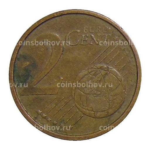 Монета 2 евроцента 2001 года Испания