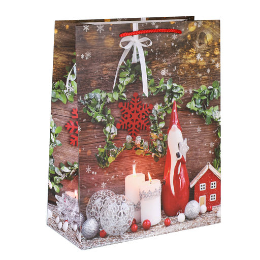 Цена за 12 шт. Пакет подарочный 31х42х12см / 5383ХL /уп 12/300/Новый год - ГалеонТрейд фото 23
