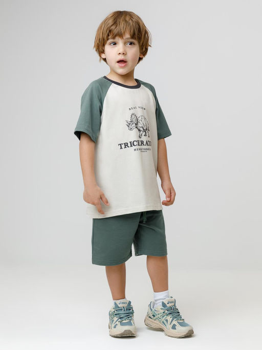 КР 400860/темно-зеленый 5611 к606 шорты для мал - Crockid фото 3