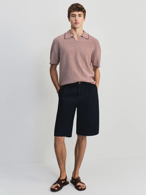 Удлиненные джинсовые шорты ZR2605042308-106 / Zarina  фото 2