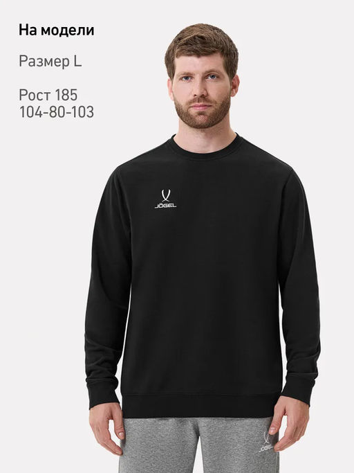 Свитшот JOGEL ESSENTIAL Sweatshirt, черный  фото 11