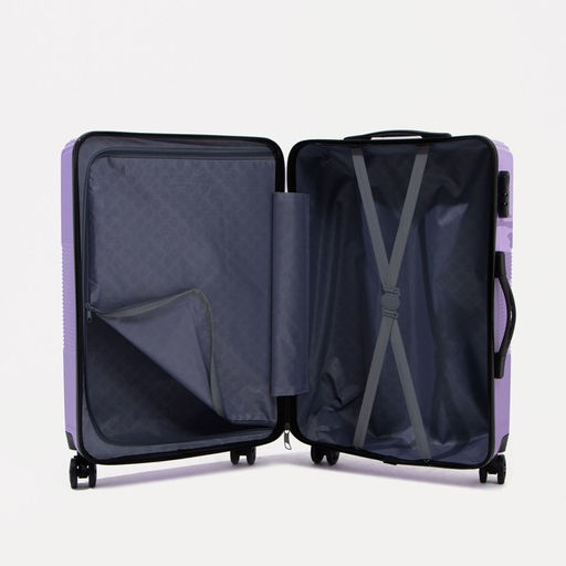 Чемодан малый 24 кодовый замок, цвет фиолетовый - Simaland фото 9