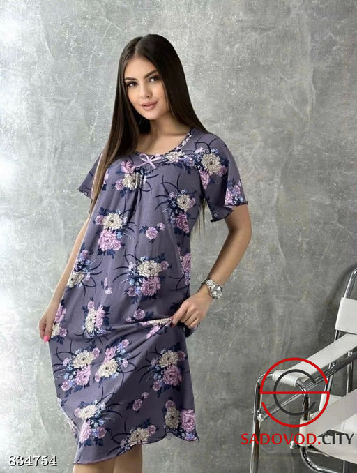 Сорочка женская с принтом