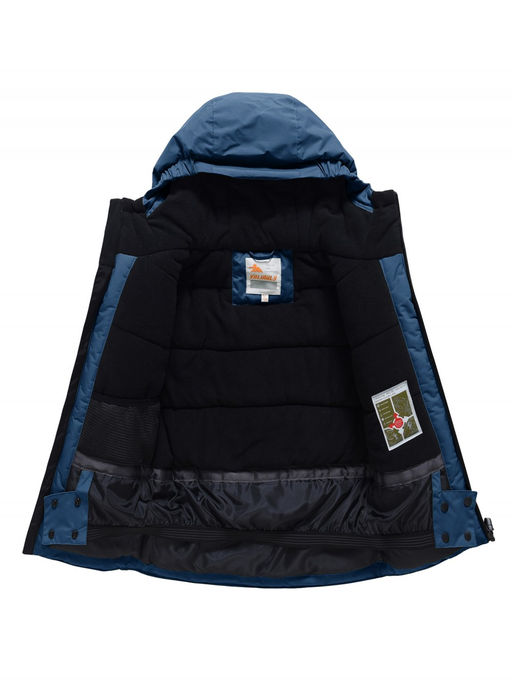 Горнолыжный костюм зимний для мальчика темно-синего цвета 9517TS