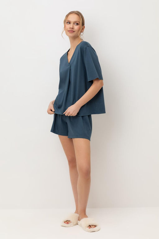 Е 20188/синий орион пижама жен - Very neat фото 3