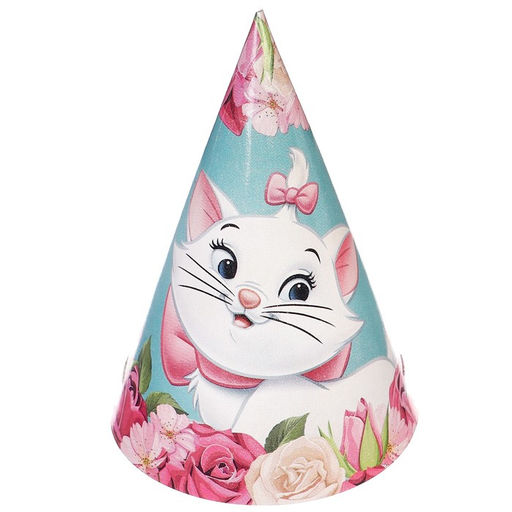 Цена за 10 шт. Колпак бумажный Кошечка Мари, Коты аристократы - Disney фото 3