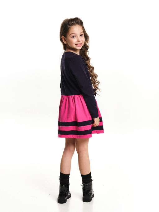 Платье для девочки UD 6069 син/малина - Mini maxi фото 2