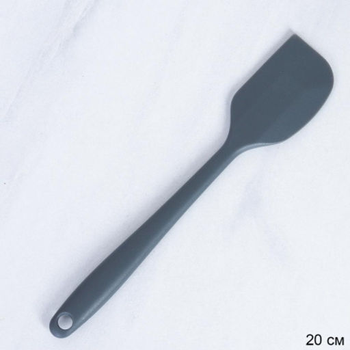 Лопатка кулинарная силиконовая 21 см Грей / WRF-109 /уп 400/ - Галеонтрейд фото 2