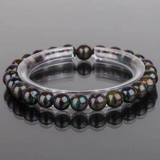 Браслет из камня Азурит (Африка) 18 см