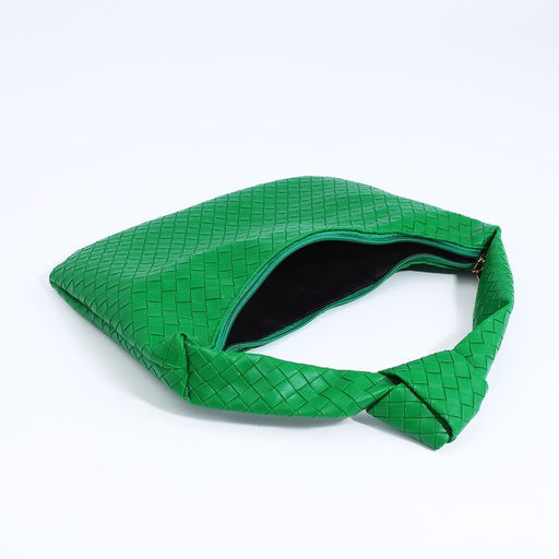 Сумка-багет на молнии, цвет зелёный - Simaland фото 5