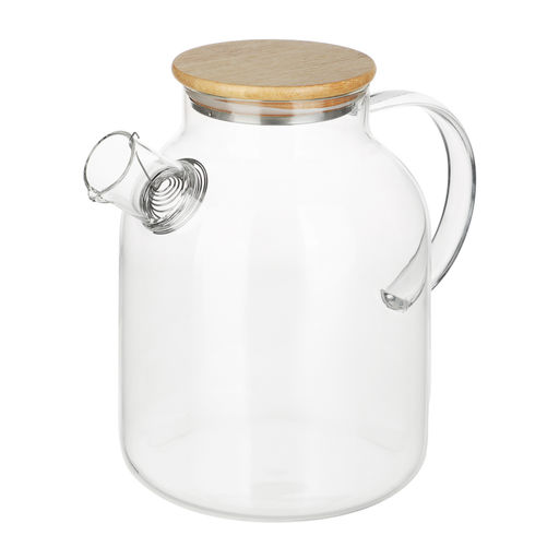 Чайник заварочный 1800мл,стекло, бамбуковая крышка тм VETTA Эко арт. 850-985