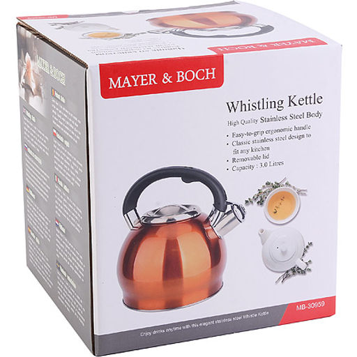 30959 Чайник со свистком 3,0л MB (х12) - Mayer&boch фото 4