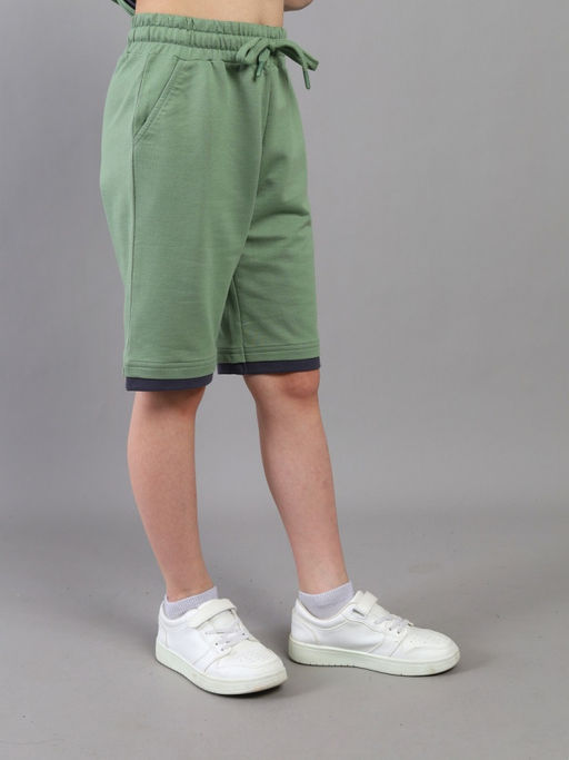 CRB wear / CSJB 90306-35K Комплект для мальчика (футболка, шорты),хаки/Ex.Cherubino фото 4