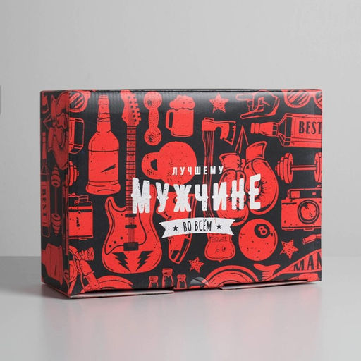 Коробкапенал Лучшему мужчине, 26 19 10 см - Дарите счастье фото 2
