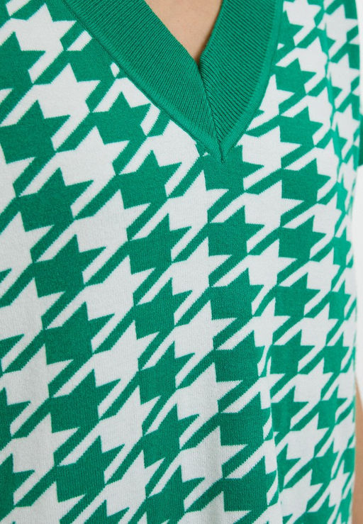 Жилет с орнаментом гусиные лапки - Incity фото 16