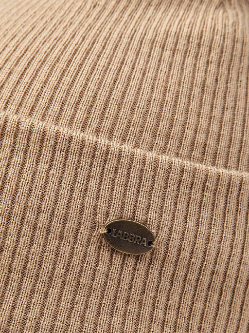 Шапка жен. шерсть+акр LB-BR55041 beige - Labbra фото 3